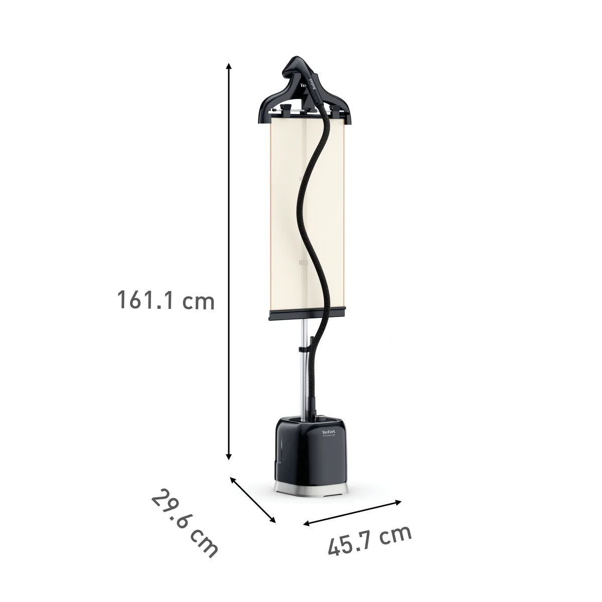 مكواة بخار عمودية تيفال، قدرة 2000 وات ، 1.5 لتر ، اسود - IT3480