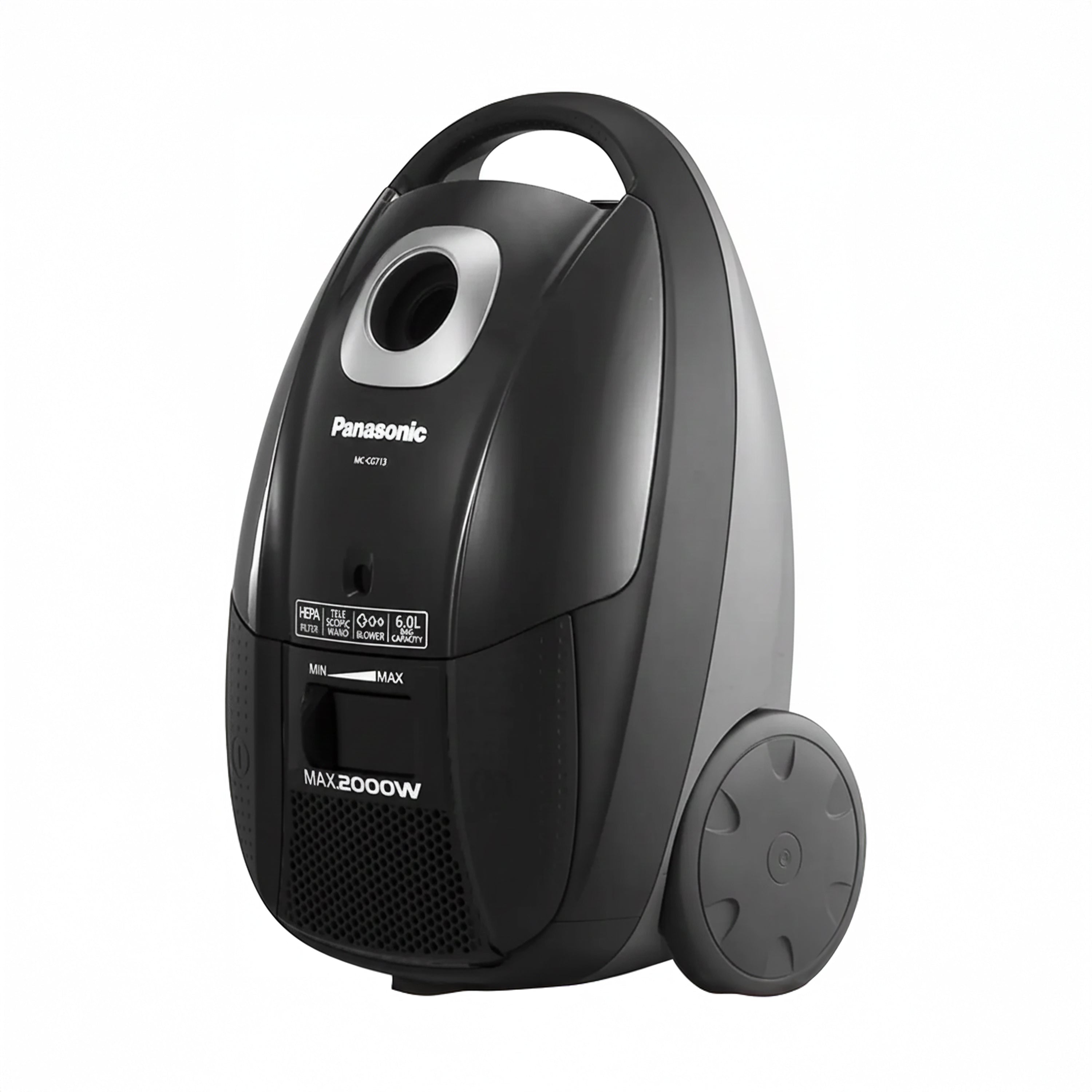 مكنسة باناسونيك ماليزي بقوة 2000 وات، سعة كيس الغبار 6 لترات، MC-CG713