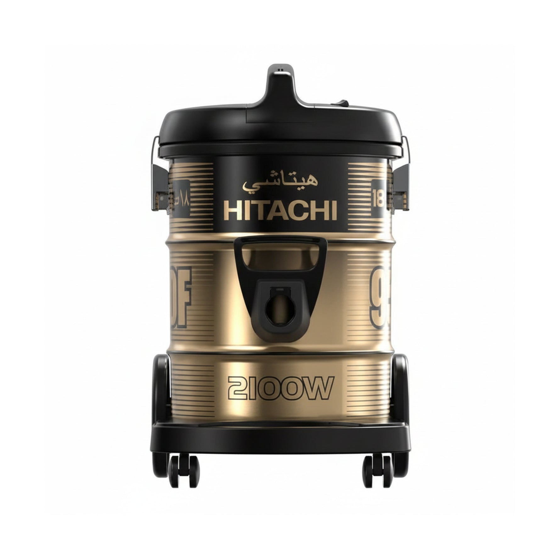 مكنسة برميلية هيتاشي بقوة 2100 وات – سعة 18 لتر، CV-950F