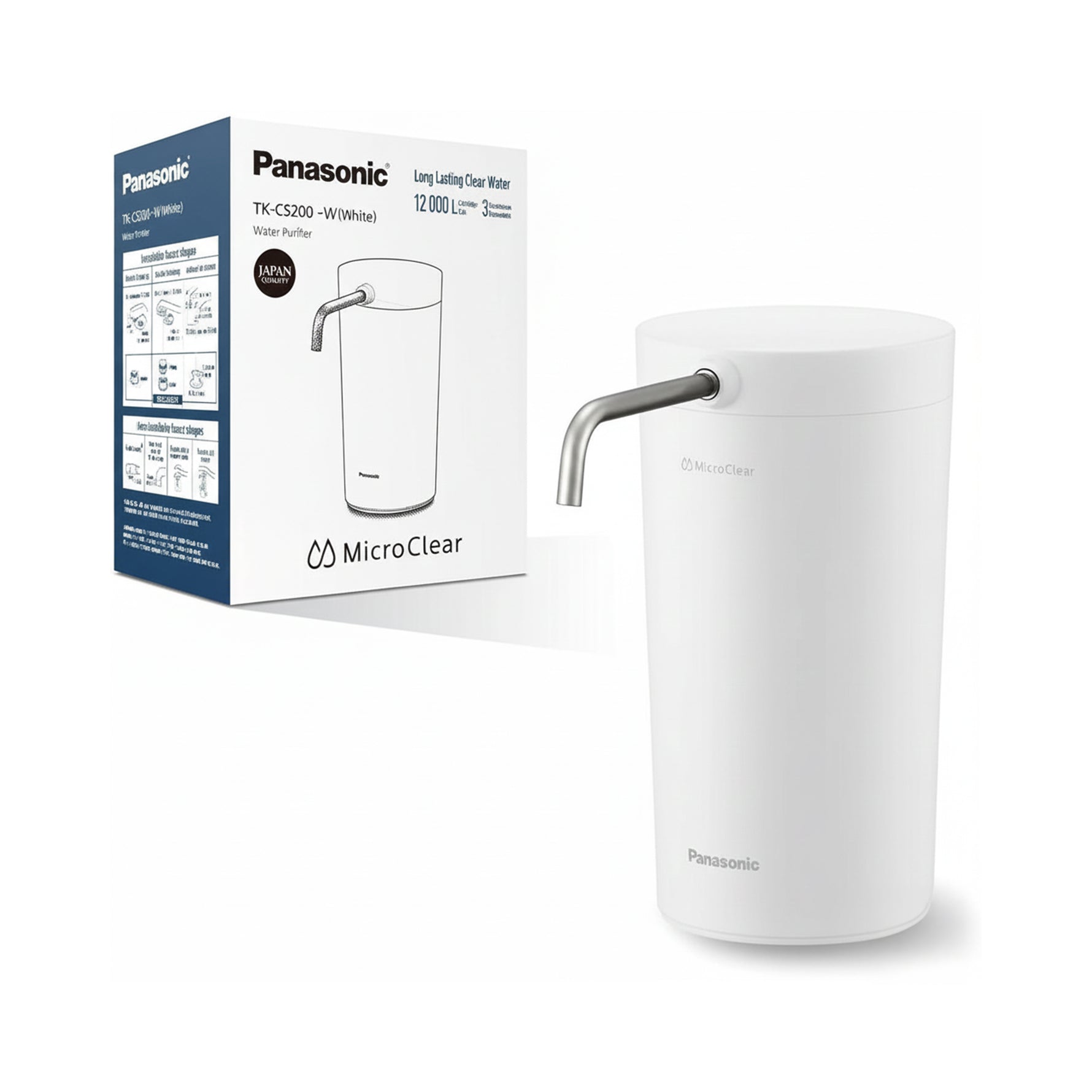 منقي مياه TK-CS200 من باناسونيك، خرطوشة سعة 12000 لتر - ابيض