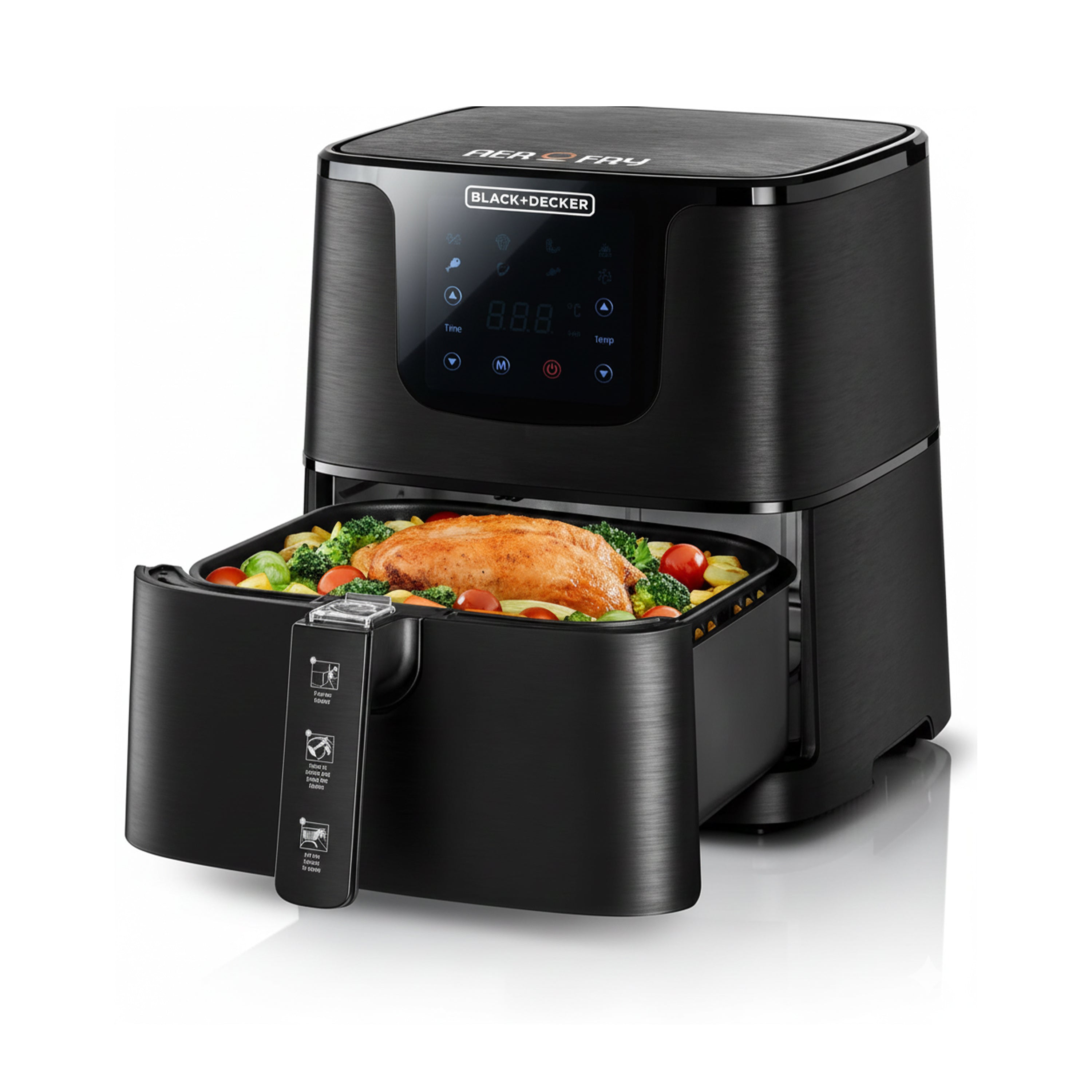 قلاية هوائية بلاك آند ديكر الرقمية - 5.8 لتر، 1700 واط، AF700