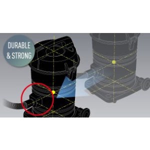 مكنسة باناسونيك برميلية ماليزي بقوة 2200 وات وسعة خزان كبيرة 21 لتر، MC-YL635