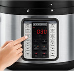 حلة ضغط كهربائية بلاك اند ديكر , ذكية 9 في 1 - 10 لتر، 1350 واط، PCP1010-B5