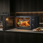 ميكروويف LG  MH8265DIS  مع شواية - سعة 42 لتر -Black (Smart Inverter)