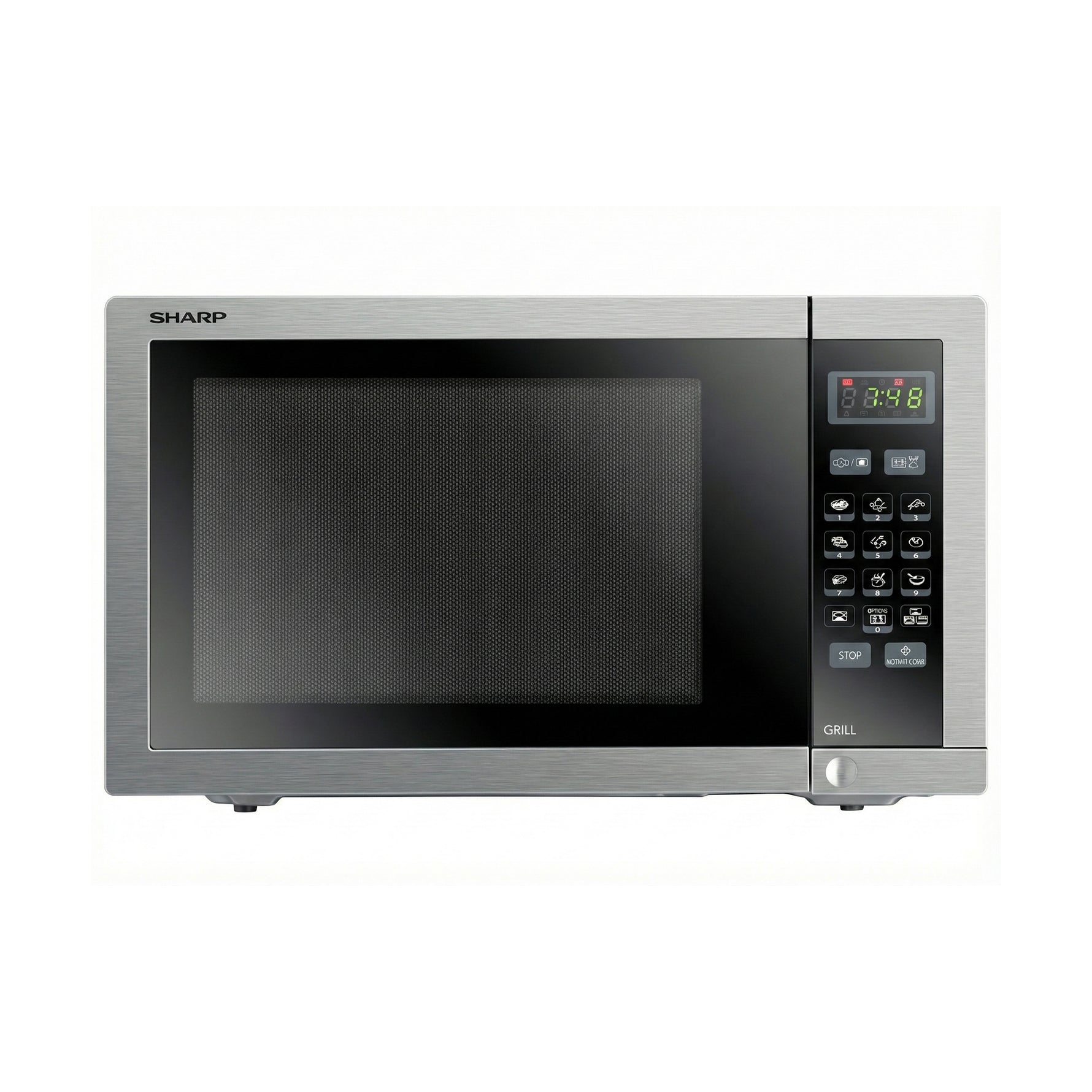 ميكروويف شارب ديجيتال 34 لتر - 9 قوائم طهي تلقائية، R-77AT (ST)