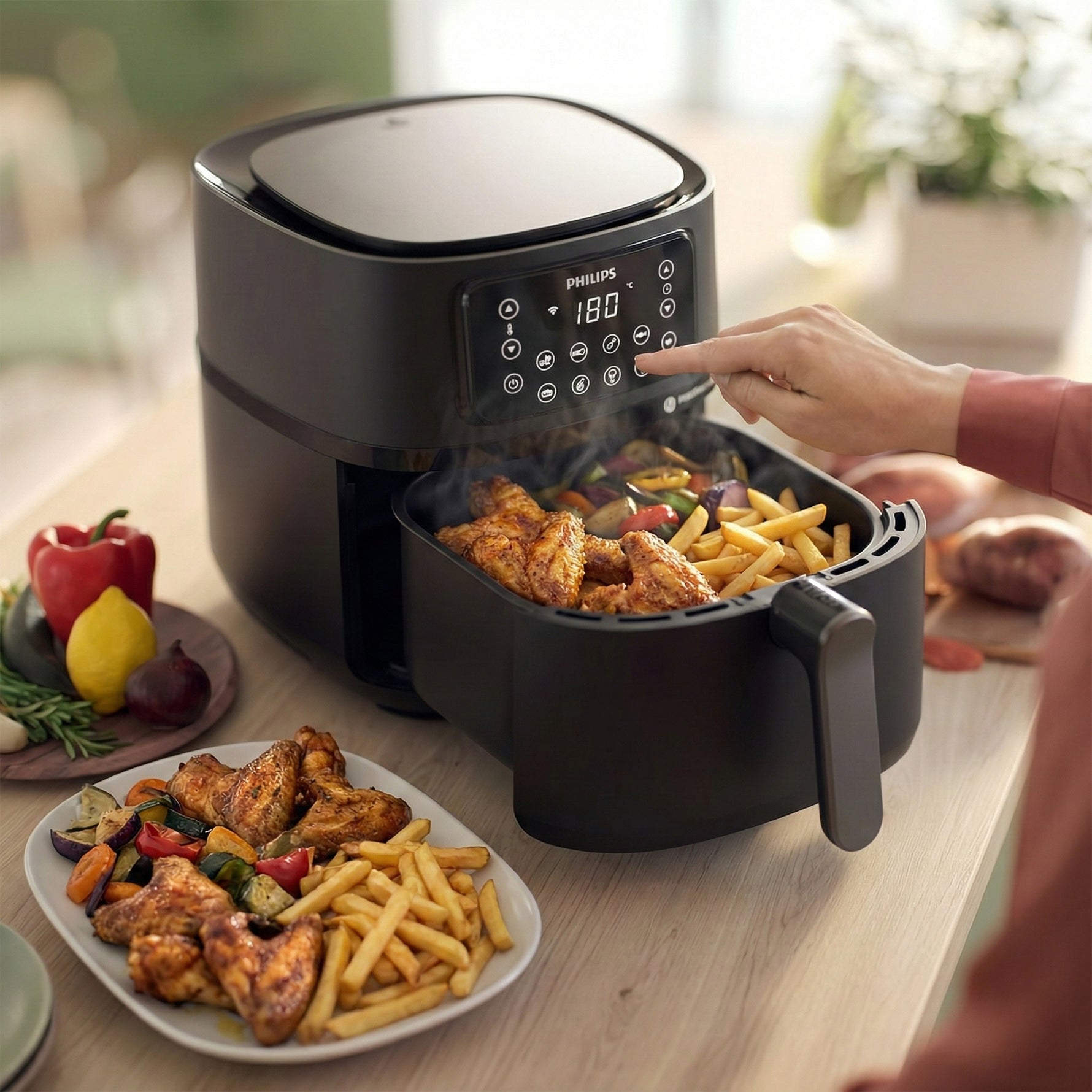 قلاية هوائية فيليبس ، 7.2 لتر – 2000 واط – HD9285