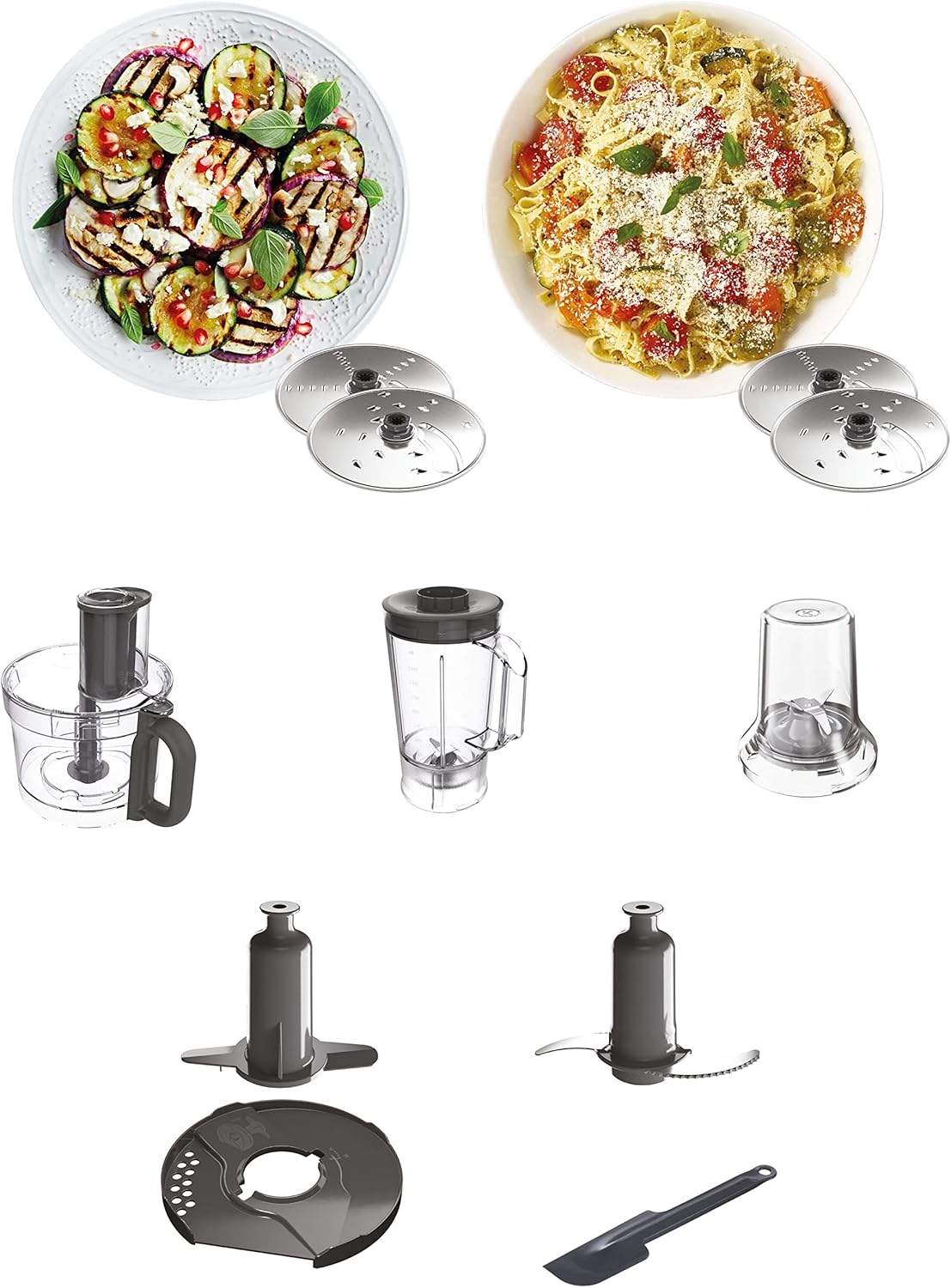 محضر طعام كينوود 1000 وات - بسعة 3 لتر للكبة، FDP65.400WH