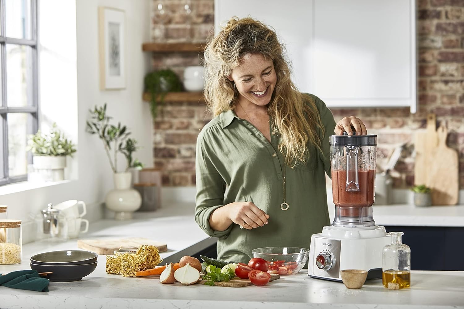 محضر طعام كينوود 1000 وات - بسعة 1.5لتر للخلاط، FDP65.750