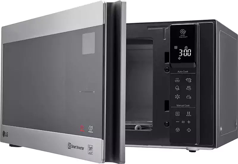 ميكروويف LG  مع شواية - سعة 42 لتر - silver (Smart Inverter) MH8265CIS