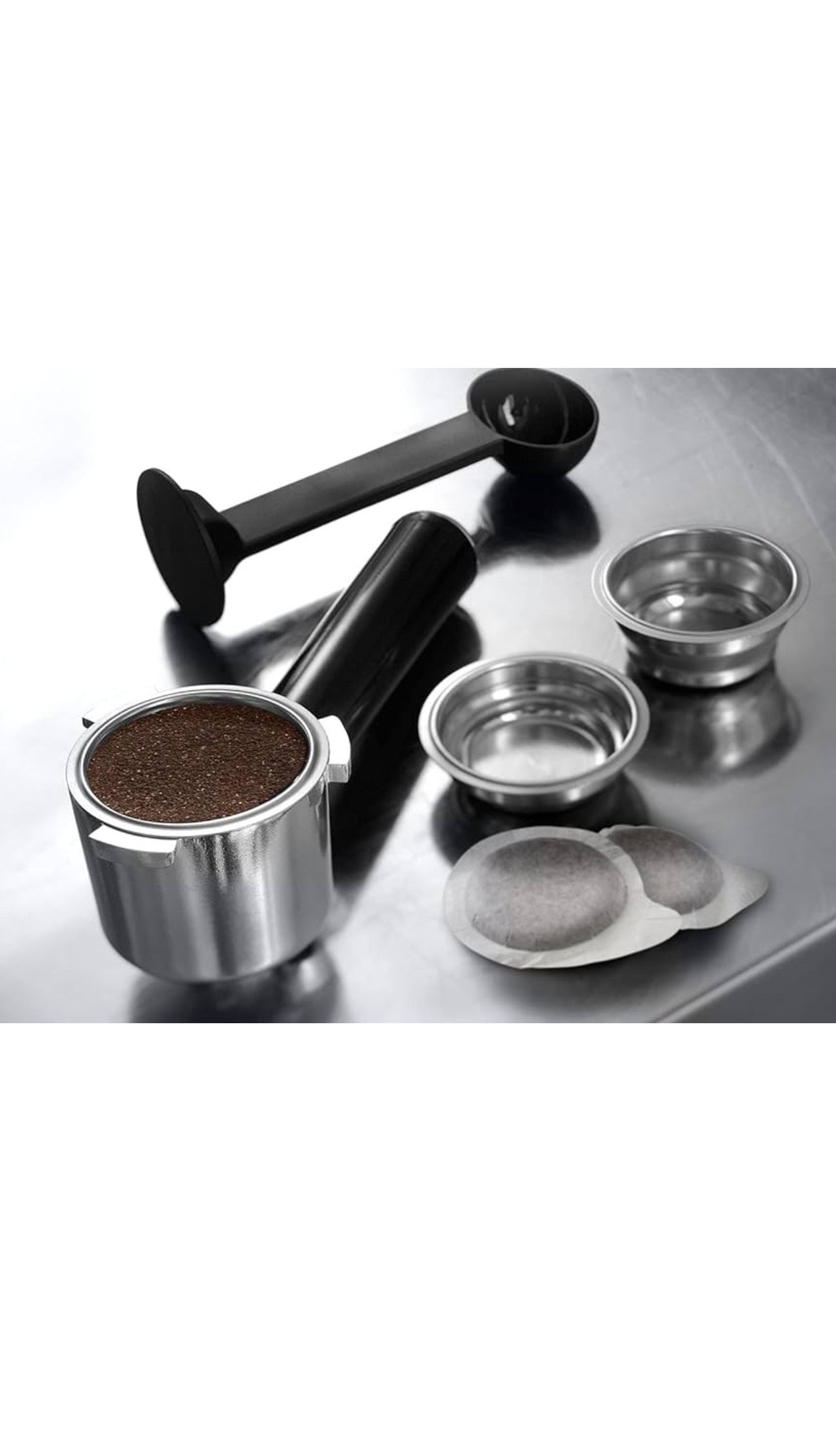 آلة قهوة إسبريسو مضخة ستايل ديديكا، 15 بار، أسود - EC 685.BK