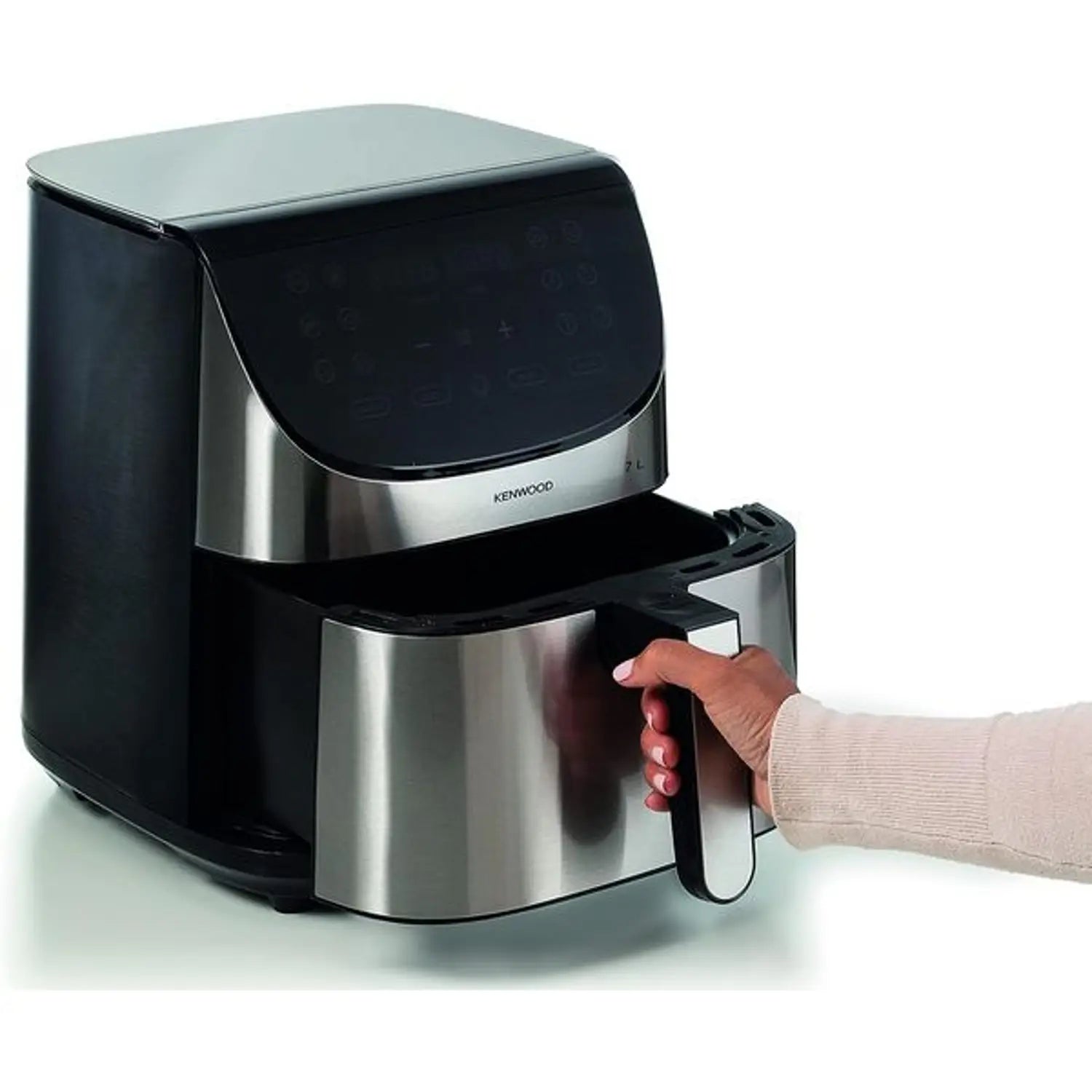 قلاية هوائية كينوود- سلفر ،7 لتر، 1800 واط، HFM80SS