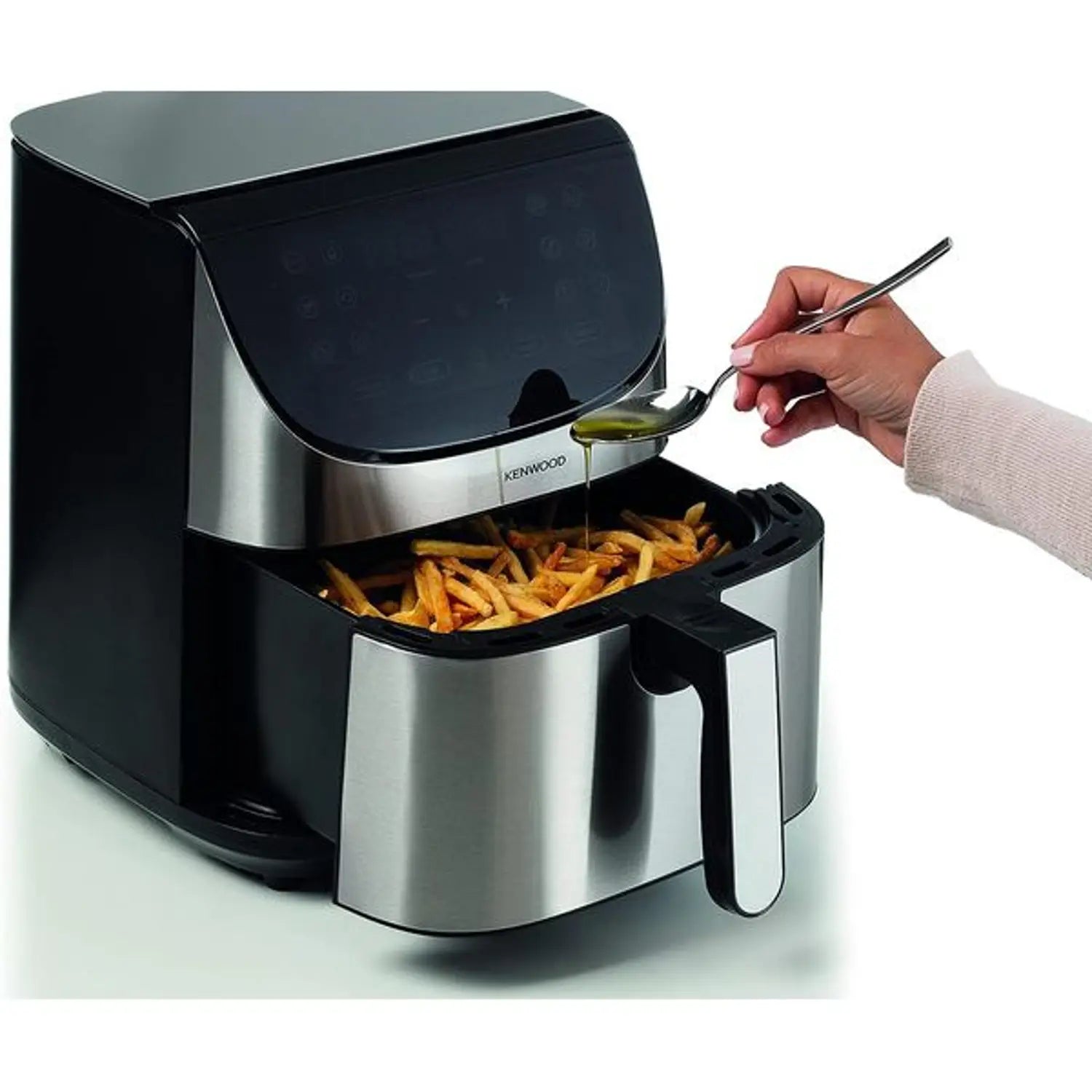 قلاية هوائية كينوود- سلفر ،7 لتر، 1800 واط، HFM80SS