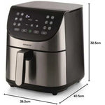 قلاية هوائية كينوود- سلفر ،7 لتر، 1800 واط، HFM80SS